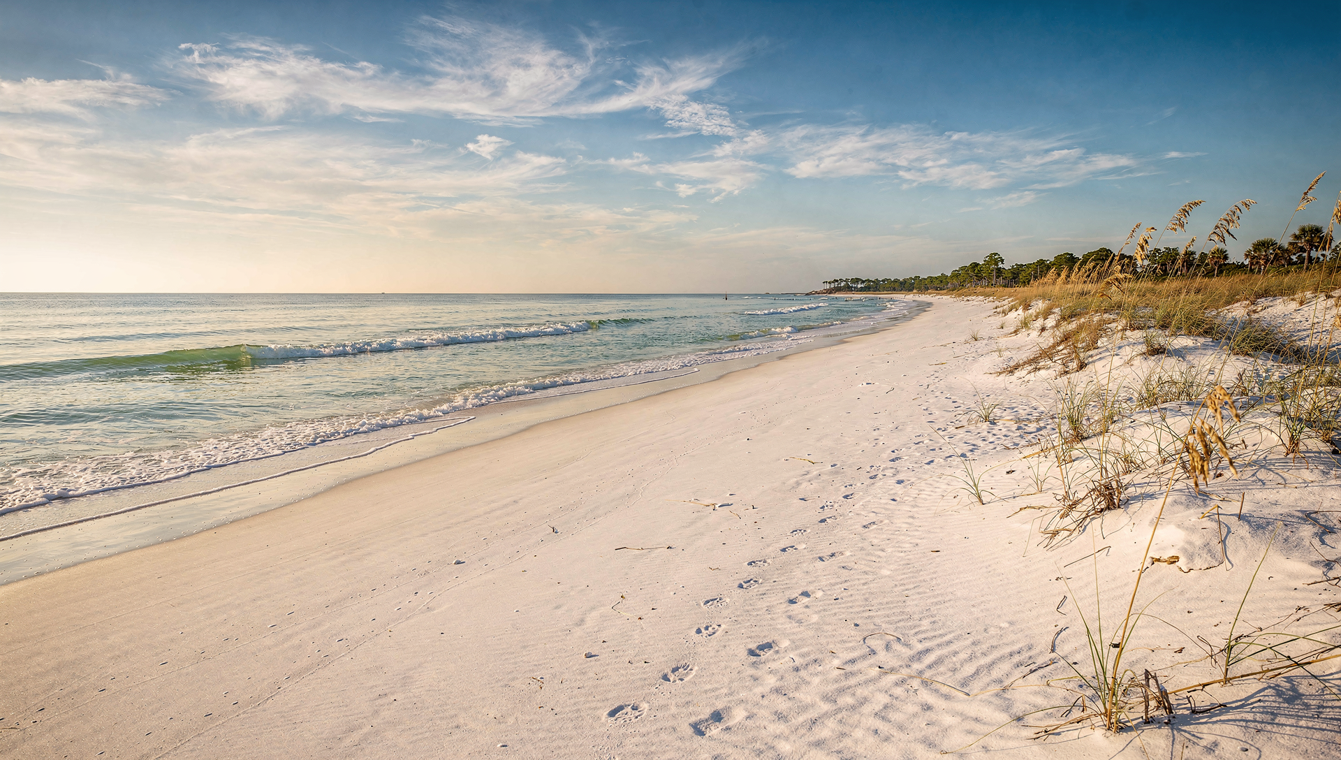 St. Andrews State Park beach in Panama City Florida
