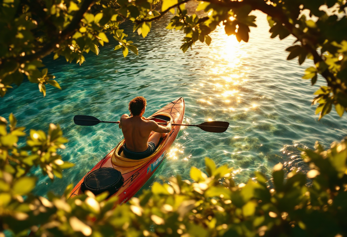 Romantic kayaking at St. Andrews State Park Panama City